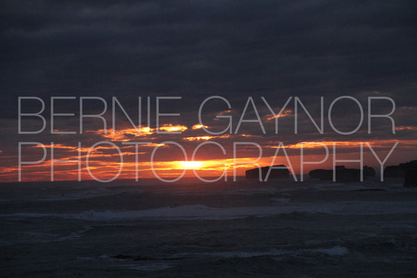 Dramatic Ocean Sunset Series - No. 4